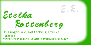 etelka rottenberg business card